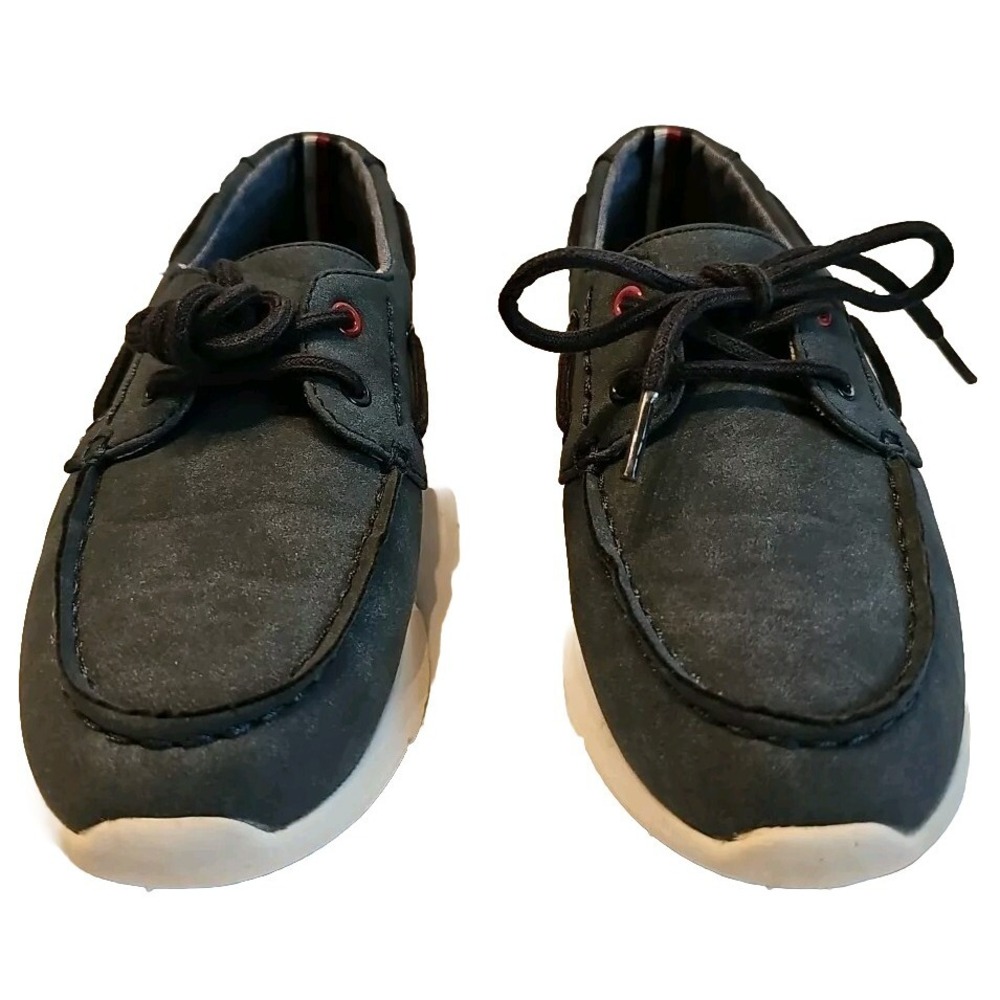 Tommy Hilfiger Boy's Shoes Navy Douglas Boat Shoes Youth Boy's Size 3